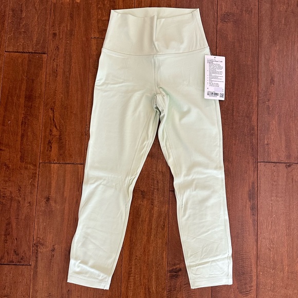 Lululemon Green Align Hi Rise Crop Leggings Sz 8 - Picture 6 of 12